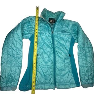 Mountain Hardwear Skylab Womens XS Puffer Jacket Athletic Hiking Quilted Blue